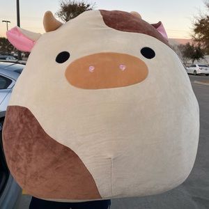 Ronnie Squishmallow 
24” NWT Cow Squishmallow Kellytoy ORIGINAL Plush Toy